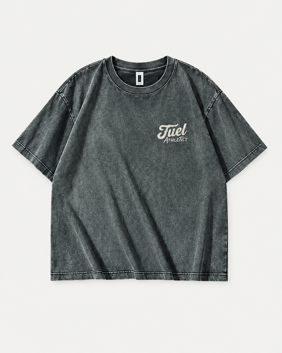 Silver Grey Fuel T-shirt front view